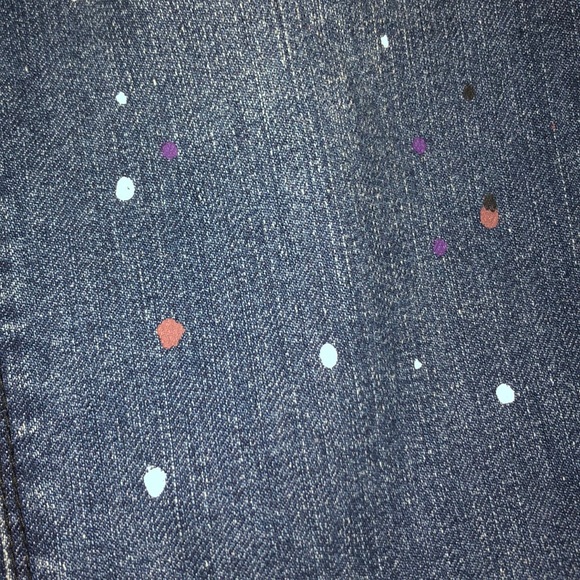 Paint splattered denim jeans 🎨 - Picture 5 of 5